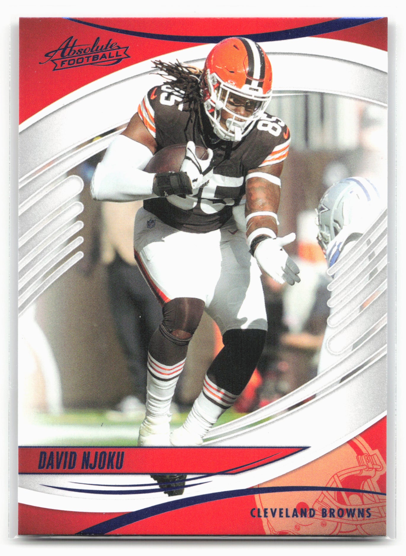 2025 Panini Absolute #12 David Njoku Blue
