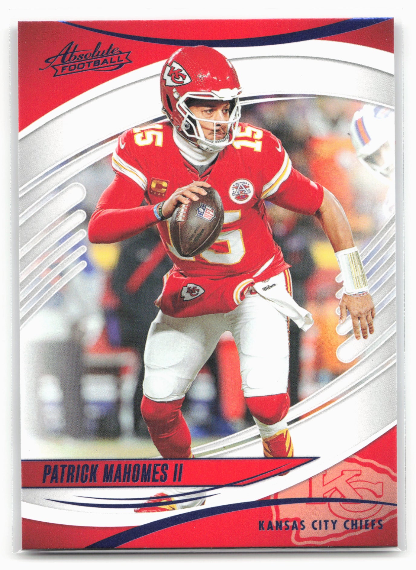 2025 Panini Absolute #53 Patrick Mahomes II Blue