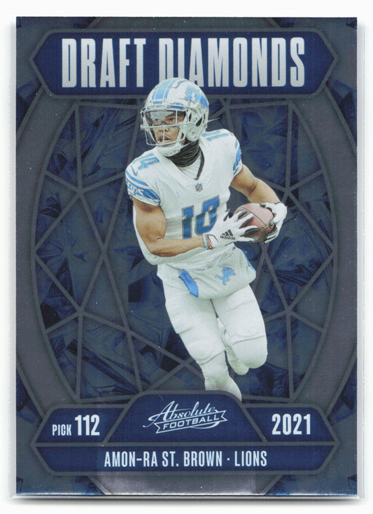 2025 Panini Absolute #DD-ASB Amon-Ra St. Brown Draft Diamonds