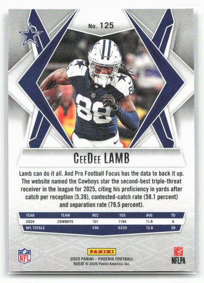 2025 Panini Phoenix #125 CeeDee Lamb