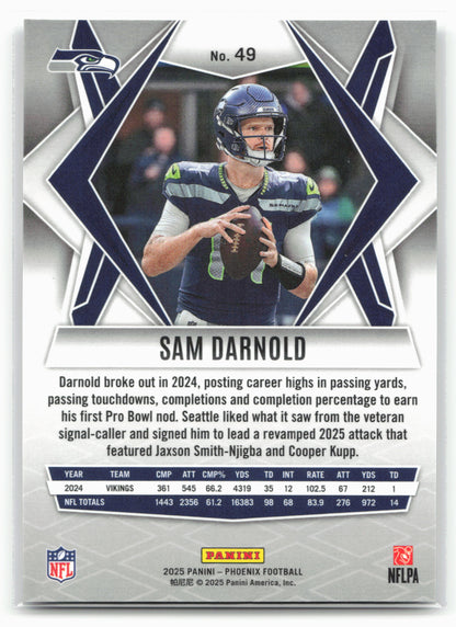 2025 Panini Phoenix #49 Sam Darnold