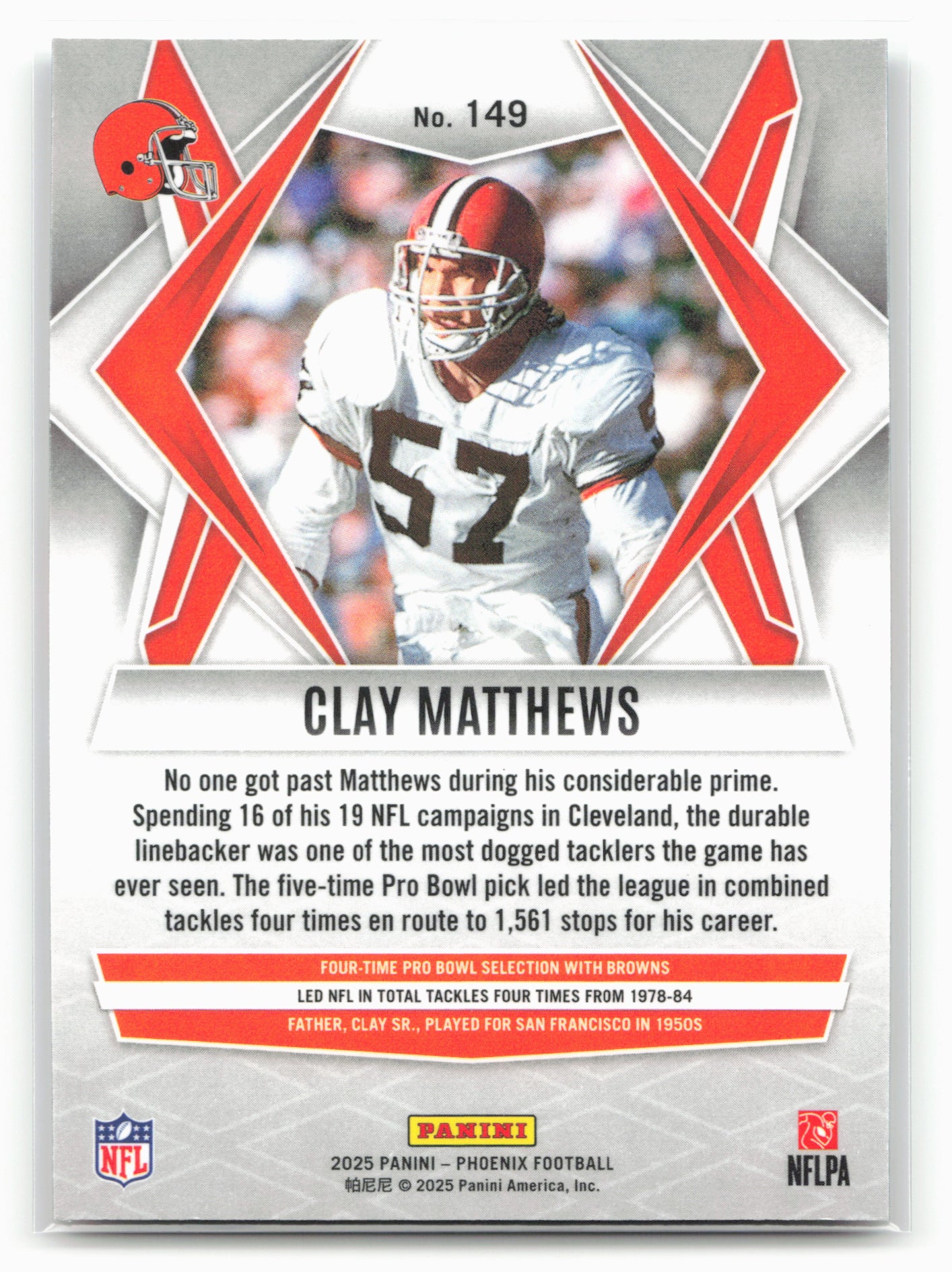 2025 Panini Phoenix #149 Clay Matthews 25631