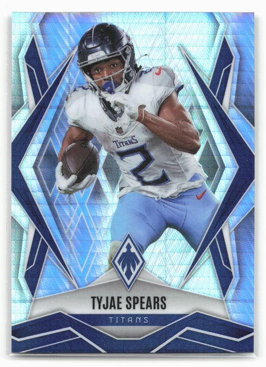 2025 Panini Phoenix #56 Tyjae Spears Silver Hyper Prizm