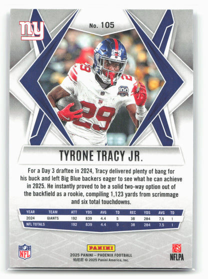 2025 Panini Phoenix #105 Tyrone Tracy Jr.