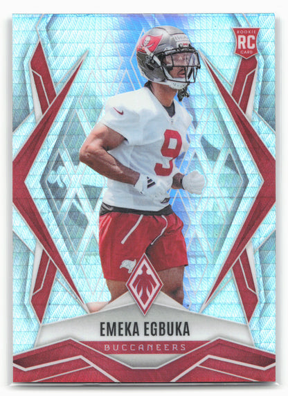 2025 Panini Phoenix #225 Emeka Egbuka Silver Hyper Prizm