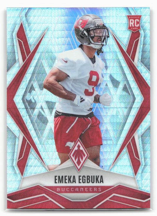 2025 Panini Phoenix #225 Emeka Egbuka Silver Hyper Prizm