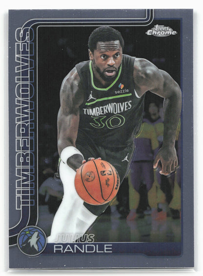 2025-26 Topps Chrome #123 Julius Randle 25656
