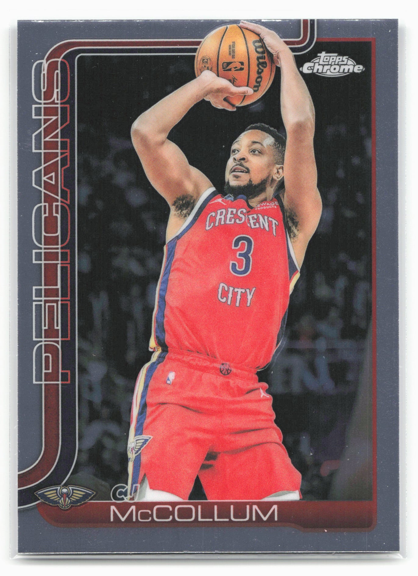 2025-26 Topps Chrome #136 CJ McCollum 25661