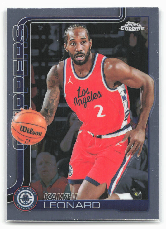 2025-26 Topps Chrome #44 Kawhi Leonard 25663