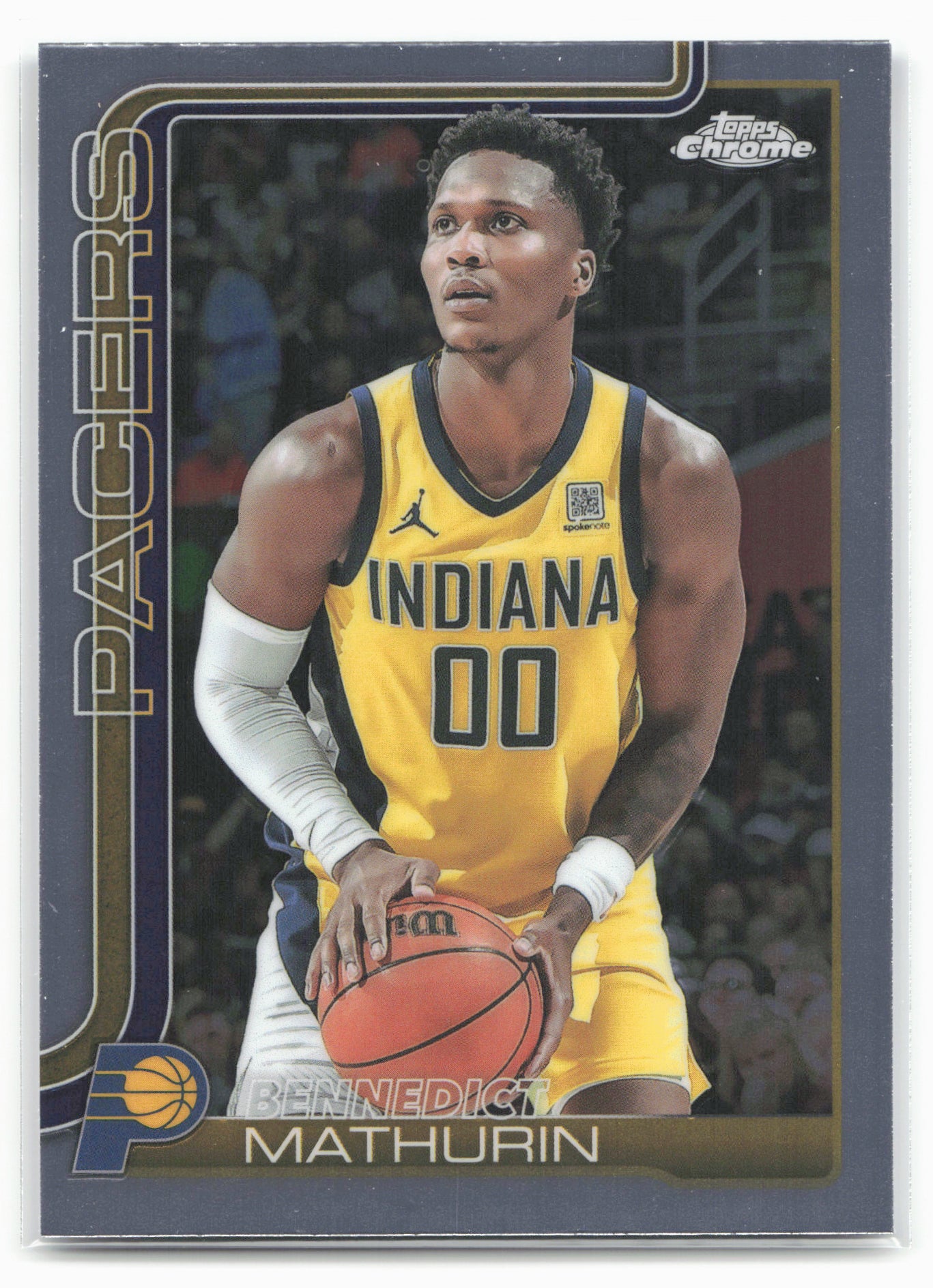 2025-26 Topps Chrome #93 Bennedict Mathurin