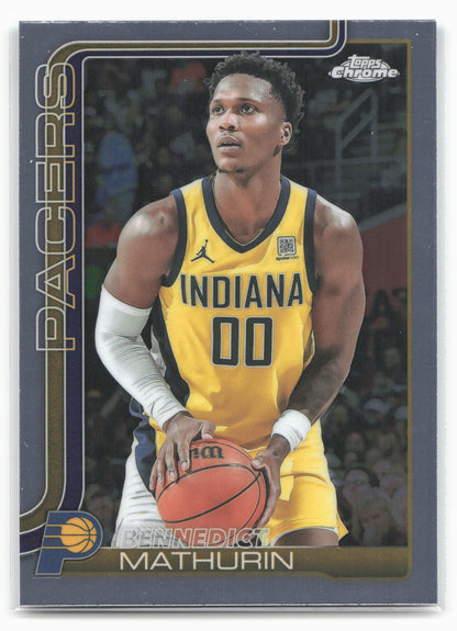2025-26 Topps Chrome #93 Bennedict Mathurin