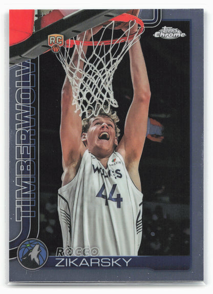 2025-26 Topps Chrome #296 Rocco Zikarsky 25679