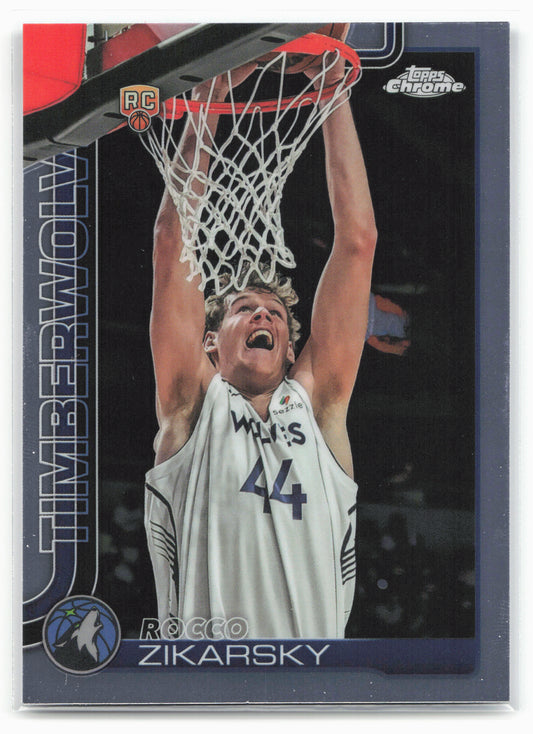 2025-26 Topps Chrome #296 Rocco Zikarsky 25679