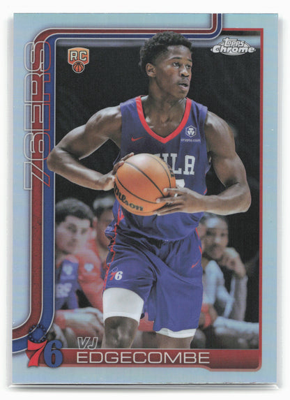 2025-26 Topps Chrome #253 VJ Edgecombe Refractor 25695