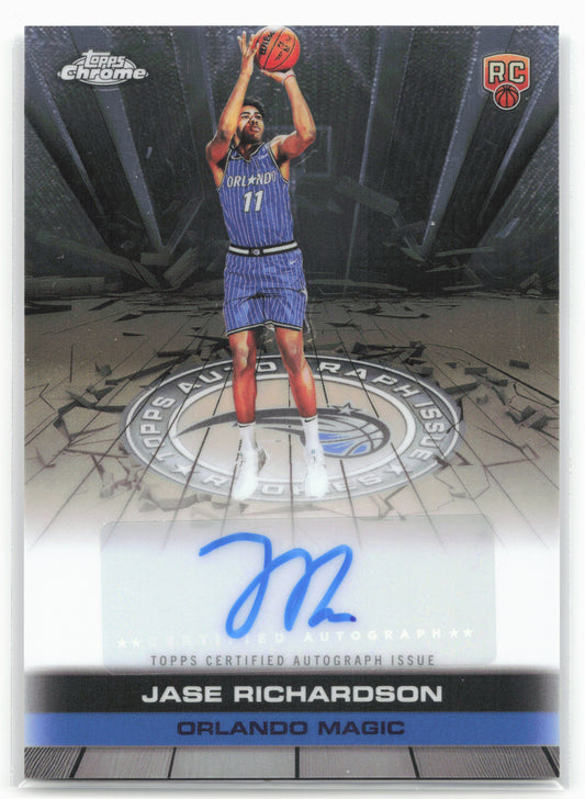 2025-26 Topps Chrome #TAUR2-JR Jase Richardson Autograph Issue Rookies 25698
