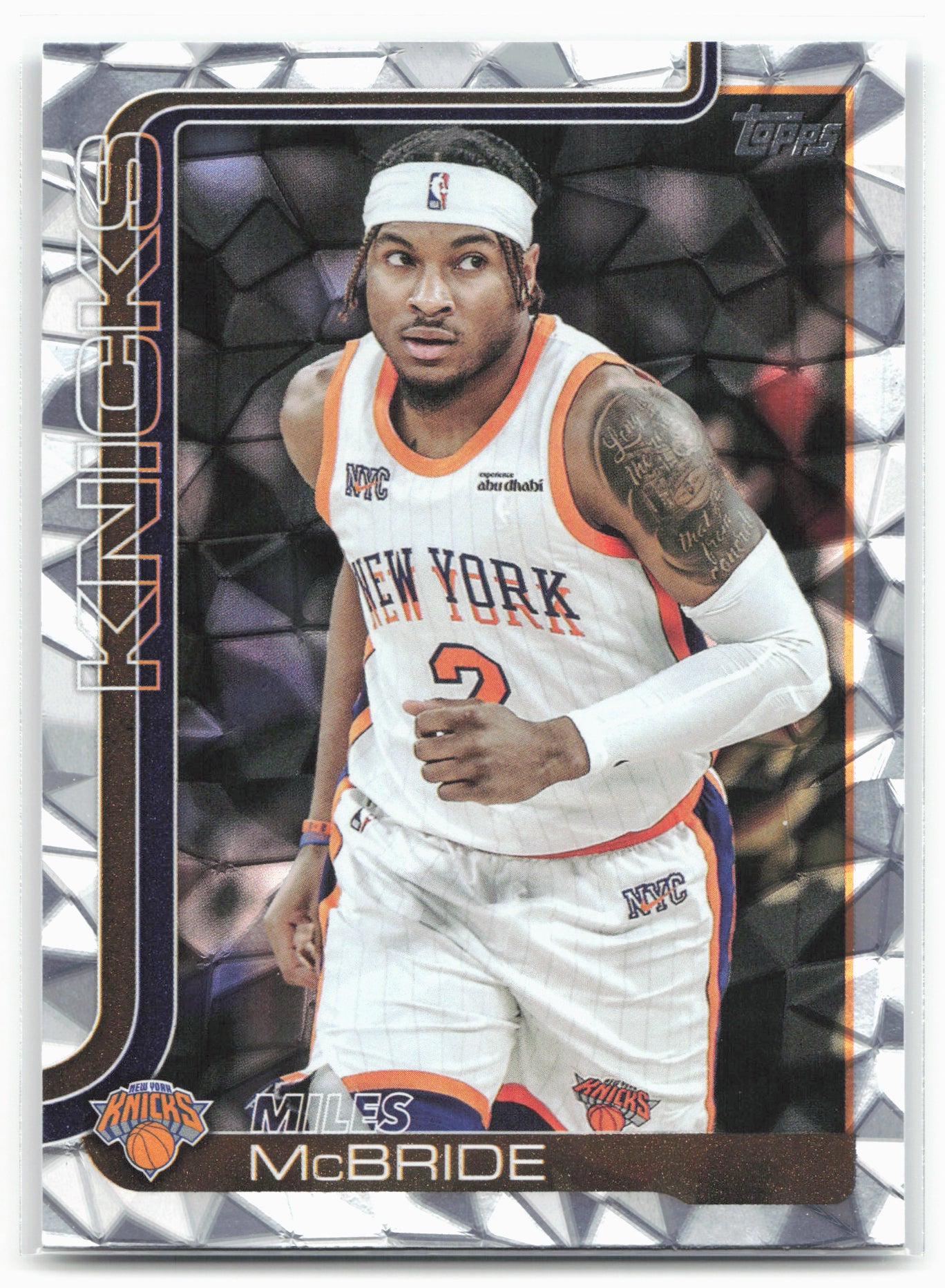 2025-26 Topps #17 Miles McBride Diamante 25707