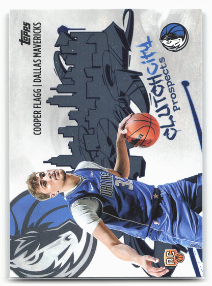 2025-26 Topps #CC-1 Cooper Flagg Clutch City Prospects 25712