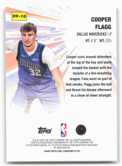 2025-26 Topps #PP-16 Cooper Flagg Power Players 25714