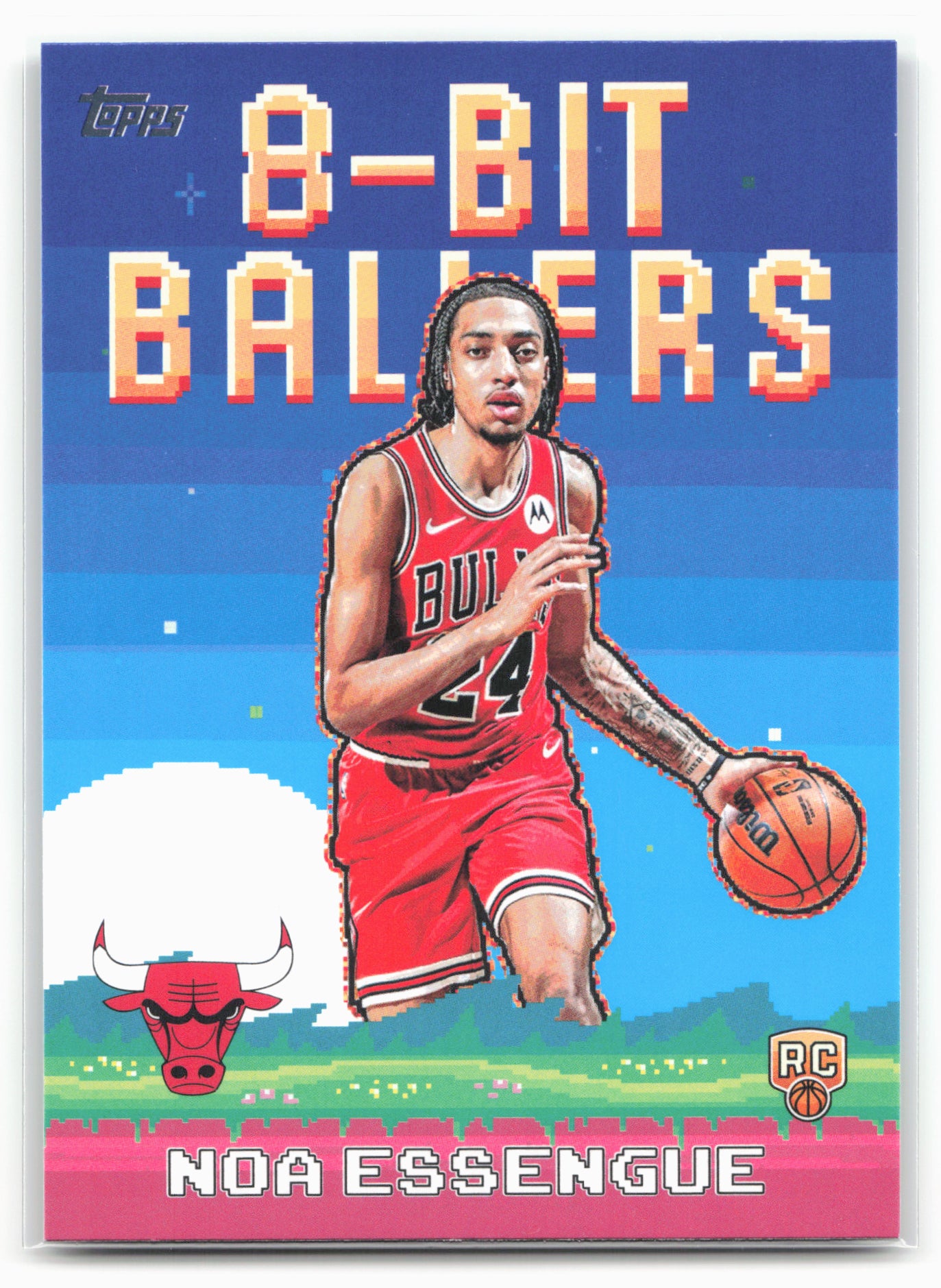 2025-26 Topps #8B-38 Noa Essengue 8-Bit Ballers 25716