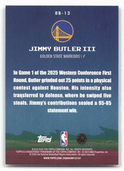 2025-26 Topps #8B-13 Jimmy Butler III 8-Bit Ballers 25717