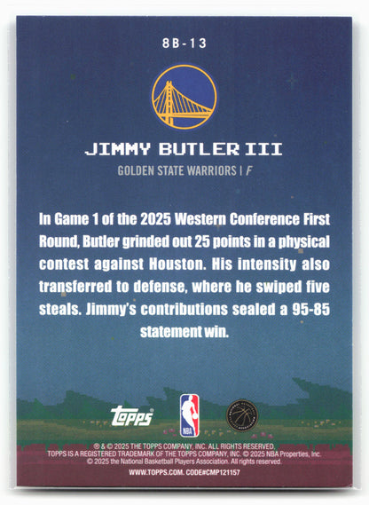 2025-26 Topps #8B-13 Jimmy Butler III 8-Bit Ballers 25732