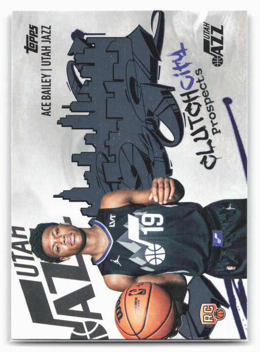 2025-26 Topps #CC-5 Ace Bailey Clutch City Prospects 25734