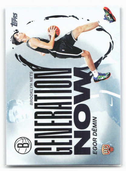 2025-26 Topps #GN-8 Egor Dëmin Generation Now 25736