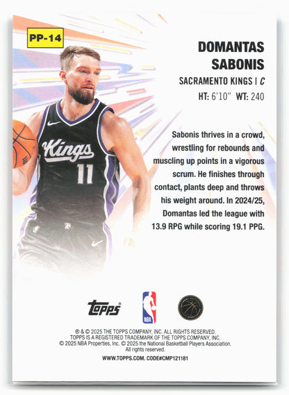 2025-26 Topps #PP-14 Domantas Sabonis Power Players 25737