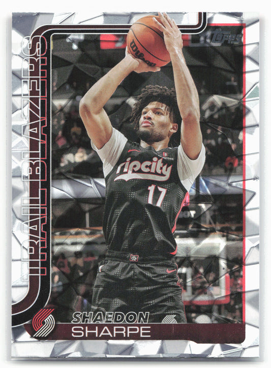 2025-26 Topps #127 Shaedon Sharpe Diamante 25740