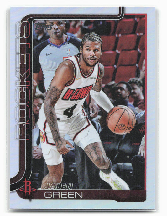 2025-26 Topps #175 Jalen Green Rainbow Foilboard 25743