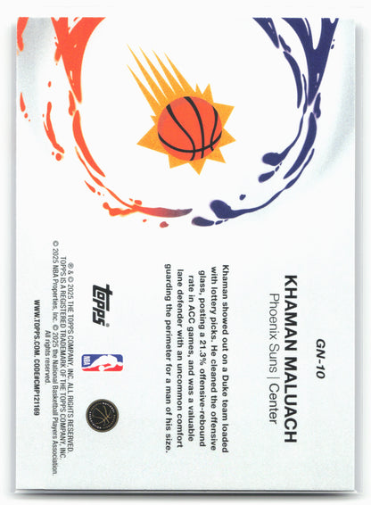 2025-26 Topps #GN-10 Khaman Maluach Generation Now 25746