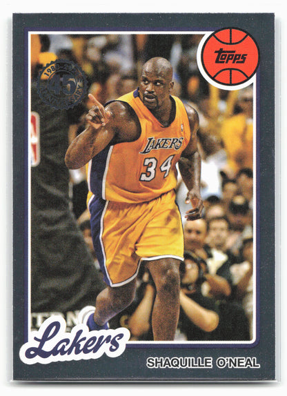 2025-26 Topps #80BK-4 Shaquille O'Neal 1980-81 Topps Basketball 25748