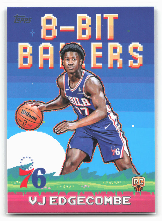 2025-26 Topps #8B-33 VJ Edgecombe 8-Bit Ballers 25751