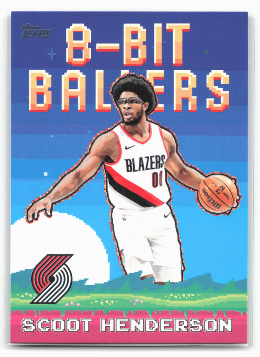 2025-26 Topps #8B-14 Scoot Henderson 8-Bit Ballers 25752