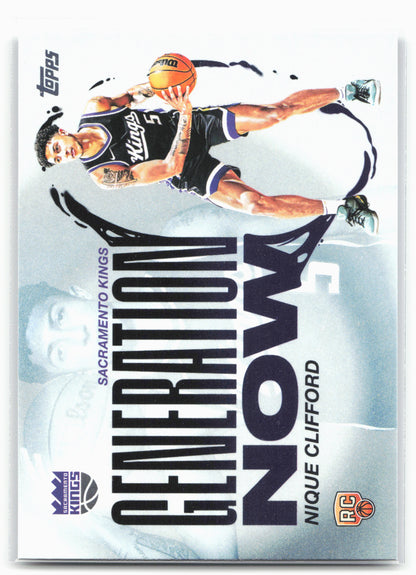 2025-26 Topps #GN-24 Nique Clifford Generation Now 25753