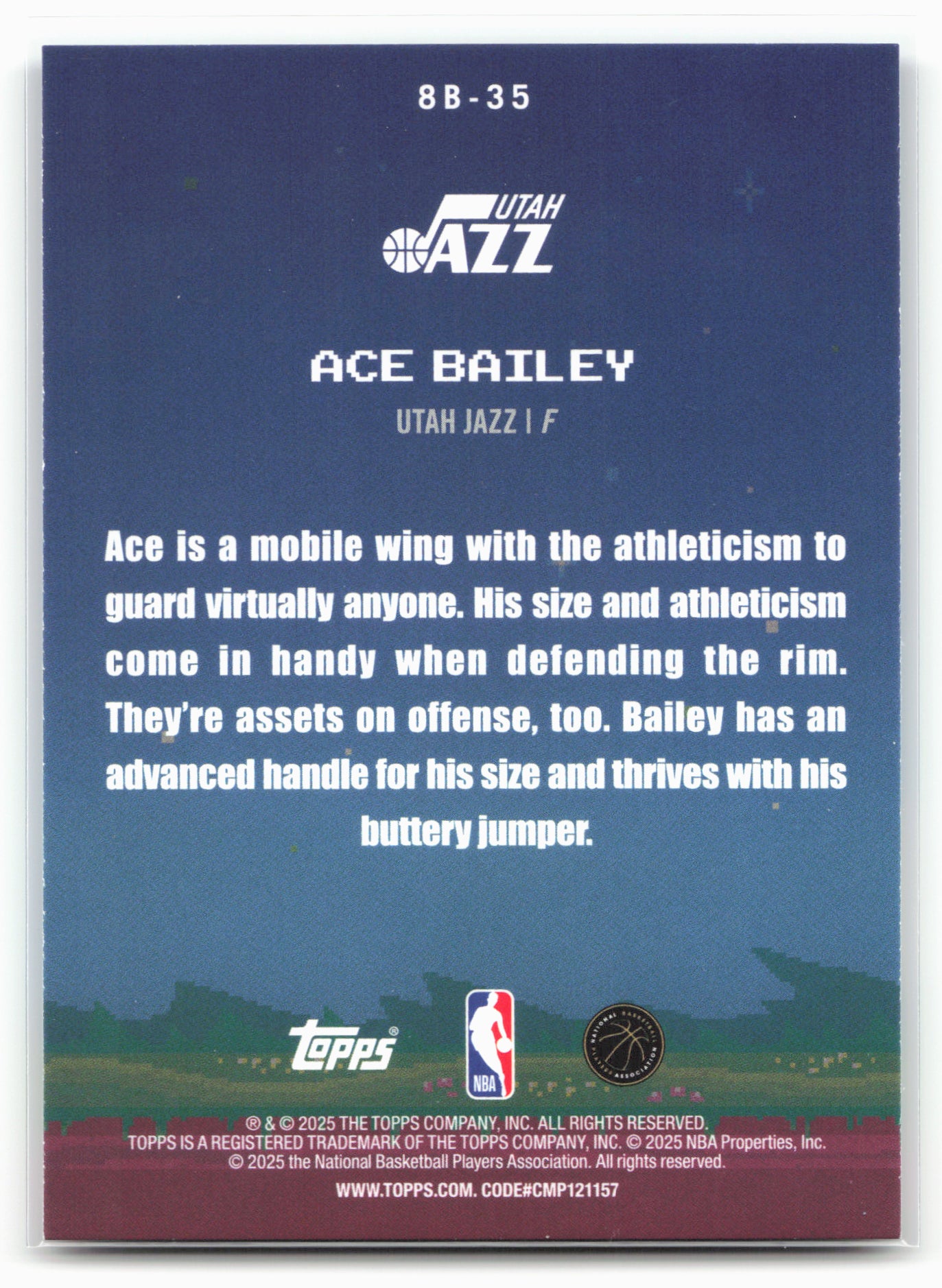 2025-26 Topps #8B-35 Ace Bailey 8-Bit Ballers 25754