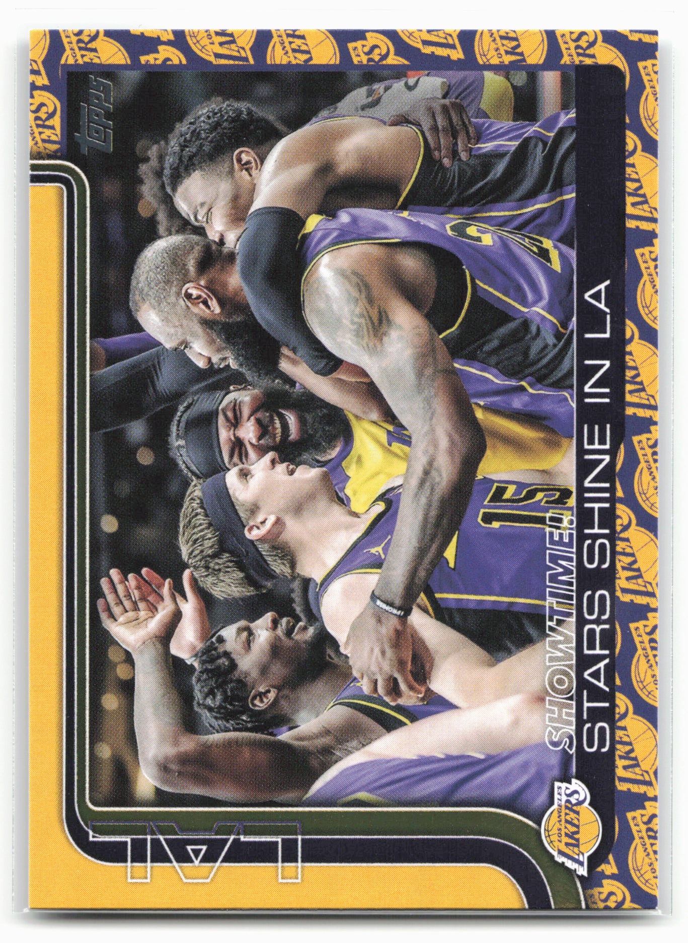 2025-26 Topps #293 Showtime!: Stars Shine in team logo 25756