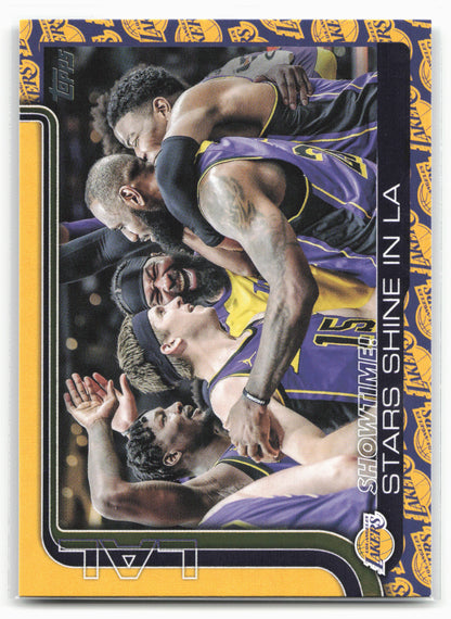 2025-26 Topps #293 Showtime!: Stars Shine in team logo 25756