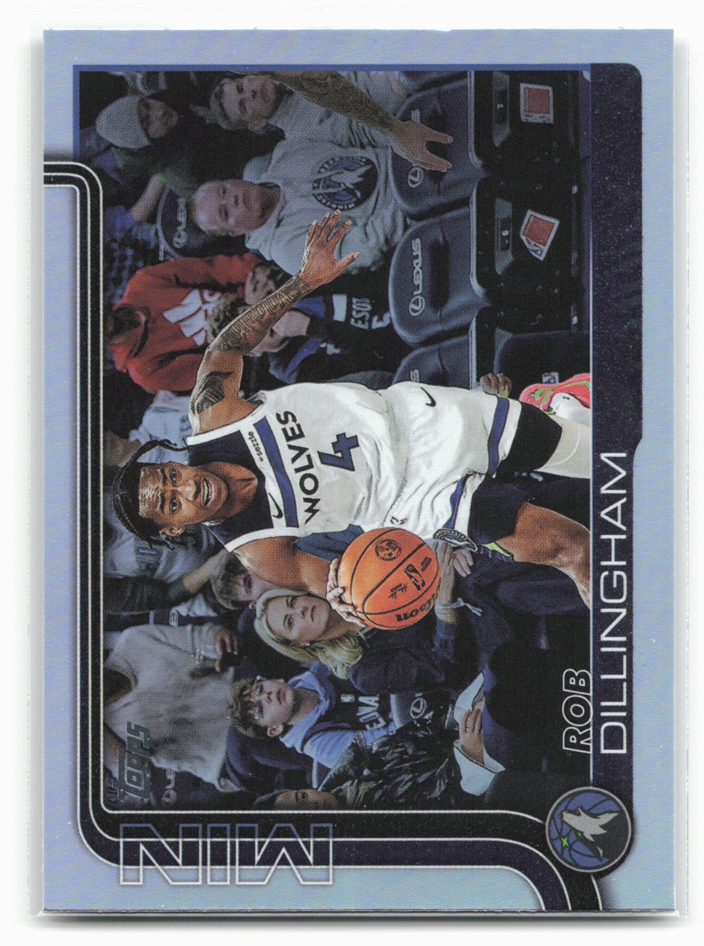 2025-26 Topps #114 Rob Dillingham Rainbow Foilboard 25763