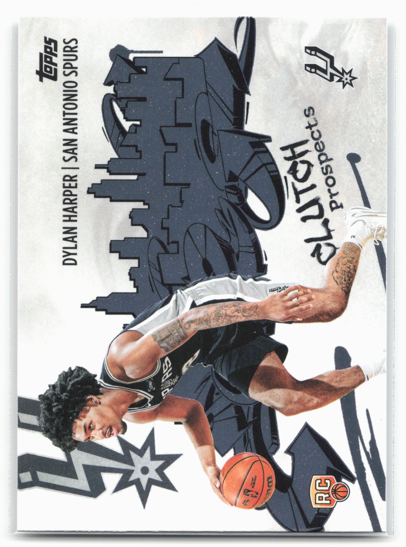 2025-26 Topps #CC-2 Dylan Harper Clutch City Prospects 25767