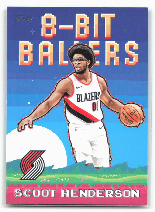 2025-26 Topps #8B-14 Scoot Henderson 8-Bit Ballers 25768