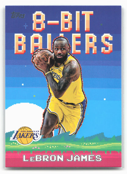 2025-26 Topps #8B-19 LeBron James 8-Bit Ballers 25769