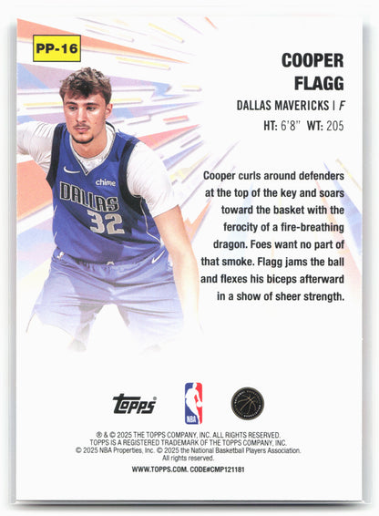 2025-26 Topps #PP-16 Cooper Flagg Power Players 25774