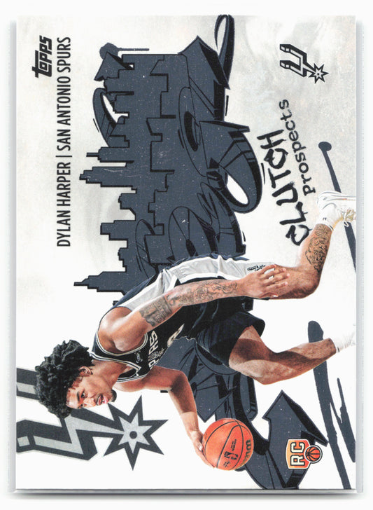 2025-26 Topps #CC-2 Dylan Harper Clutch City Prospects 25775