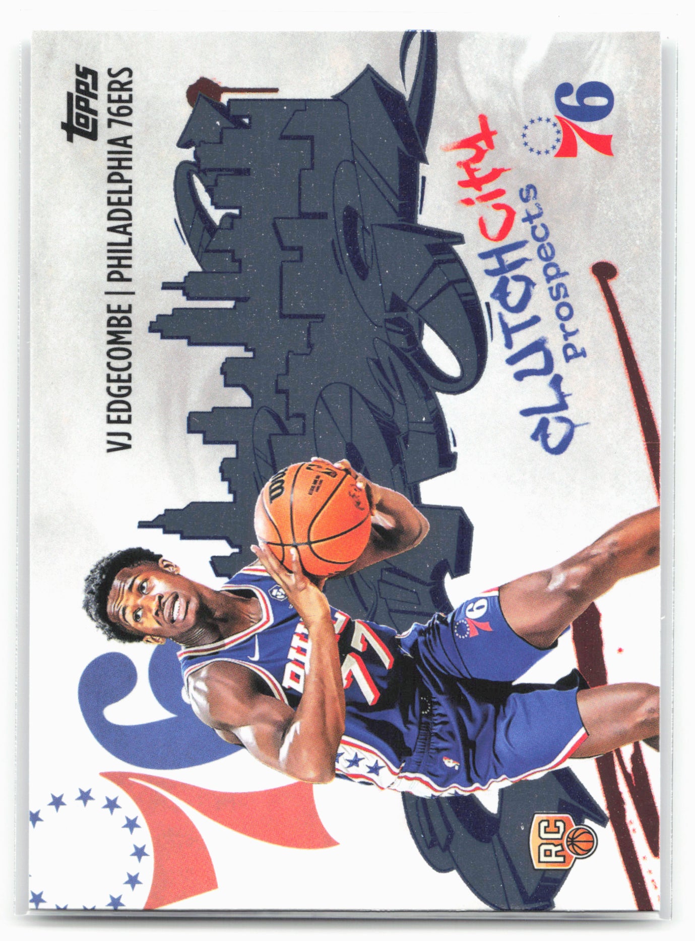 2025-26 Topps #CC-3 VJ Edgecombe Clutch City Prospects 25776