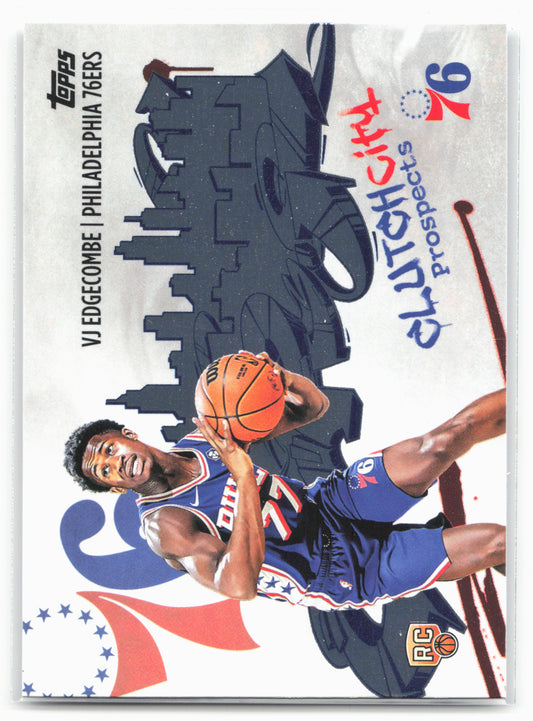 2025-26 Topps #CC-3 VJ Edgecombe Clutch City Prospects 25776