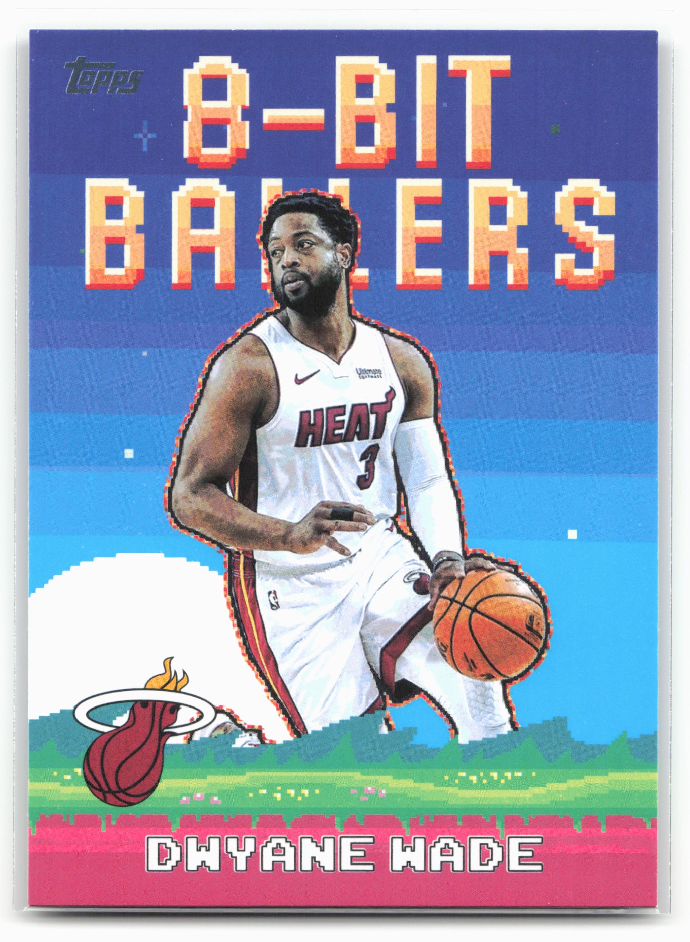 2025-26 Topps #8B-23 Dwyane Wade 8-Bit Ballers 25777