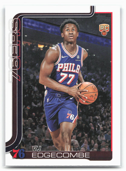 2025-26 Topps #203 VJ Edgecombe 25789