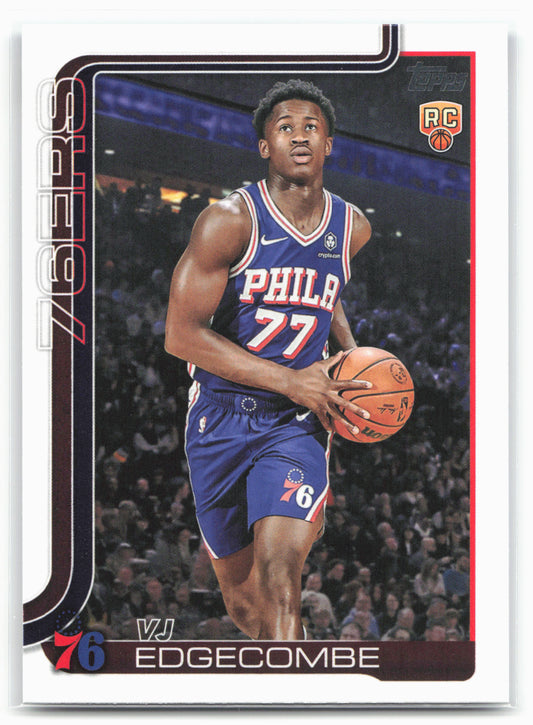 2025-26 Topps #203 VJ Edgecombe 25789