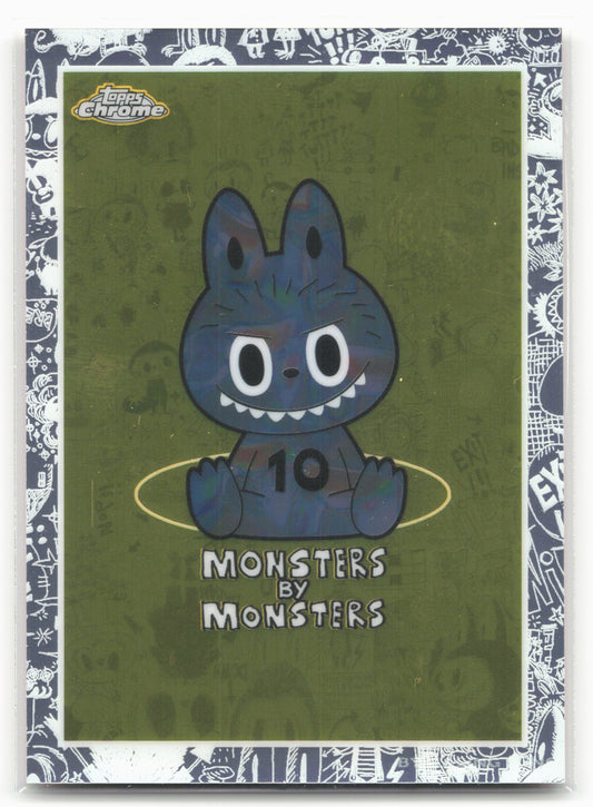 2025 Topps Chrome Labubu 10th Anniversary #4 Monsters by Monsters
